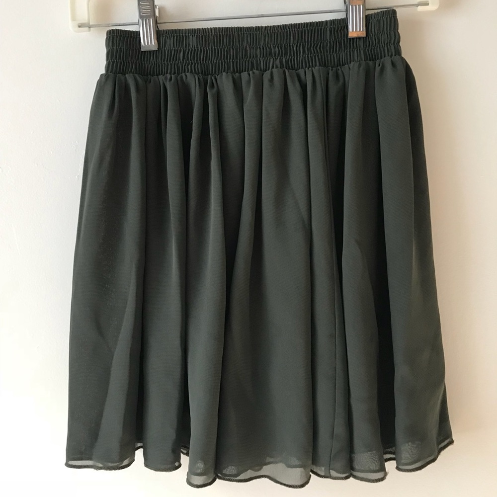 American Apparel Chiffon Skirt